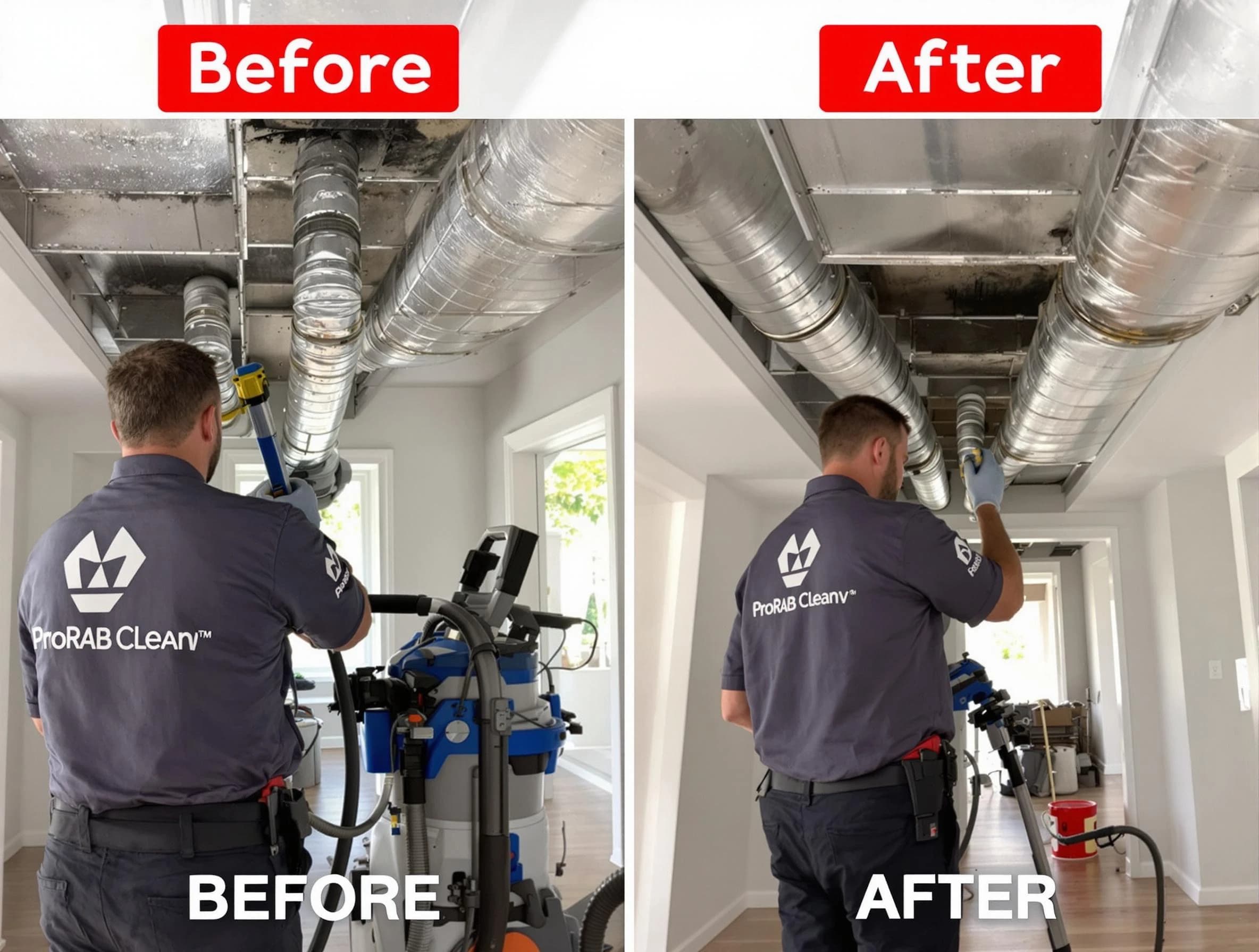 Kirtland AFB Air Duct Cleaning expert performing thorough residential duct cleaning in a Kirtland AFB home